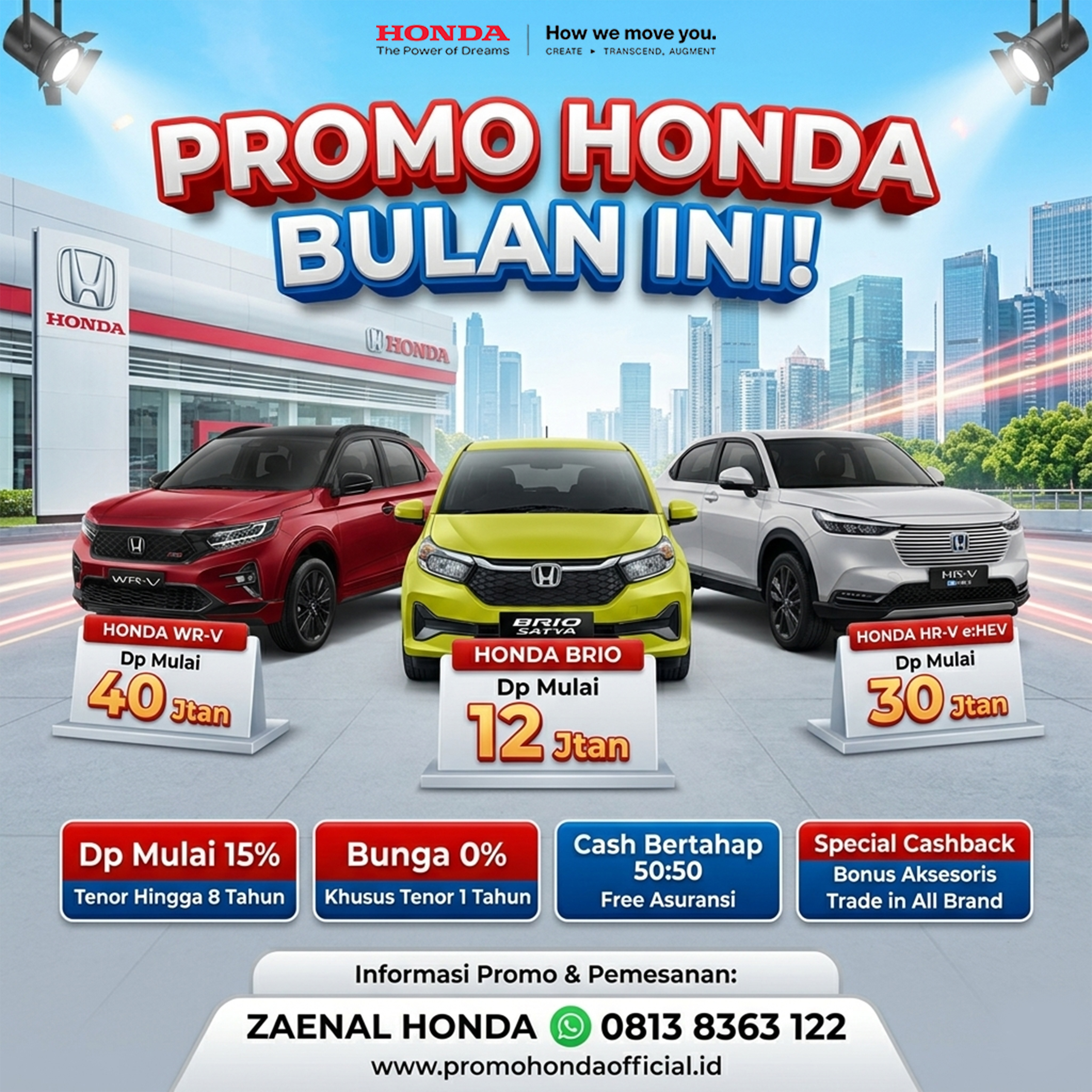 Promo Honda Bekasi | Dealer Resmi Mobil Honda Megatama Bekasi